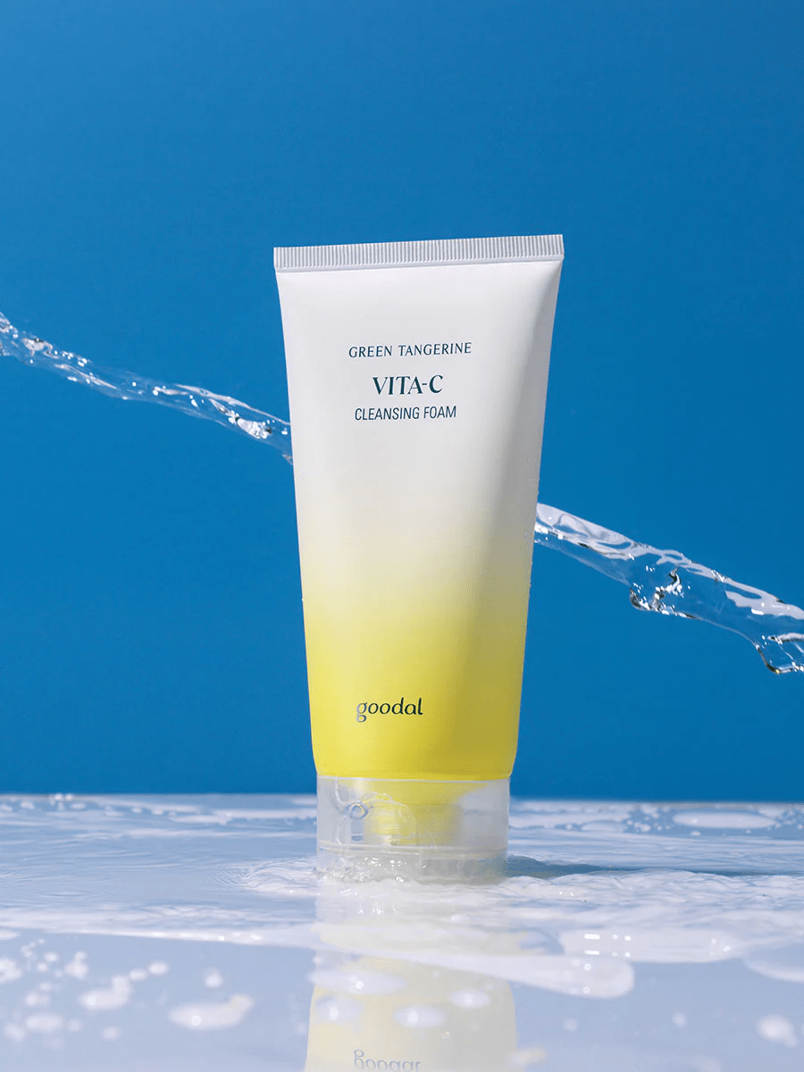 Goodal-green-tangering-vita-c-cleansing-foam-style رغوة التنظيف Goodal Green Tangerine Vita-C 150 مل - Image 1