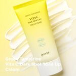 كريم واقي من الشمس Green Tangerine Vita C Dark Spot Tone Up 50SPF PA++++ [GOODAL] Korean Beauty - Image 2